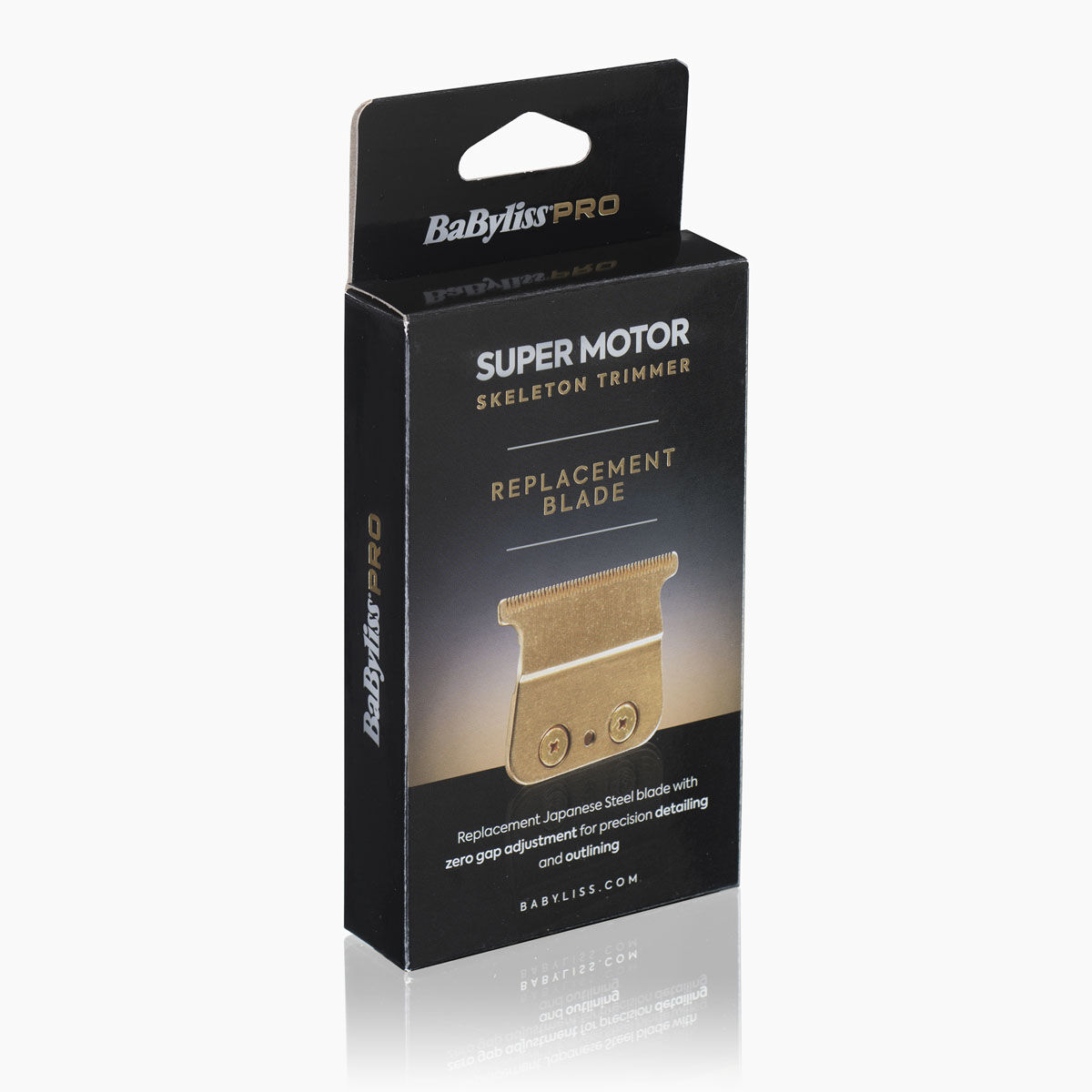 BaBylissPRO Super Motor Skeleton Trimmer Replacment Blade (Gold) - packaging